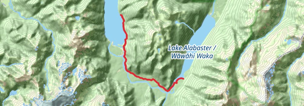 Hollyford Track stage 2 Map