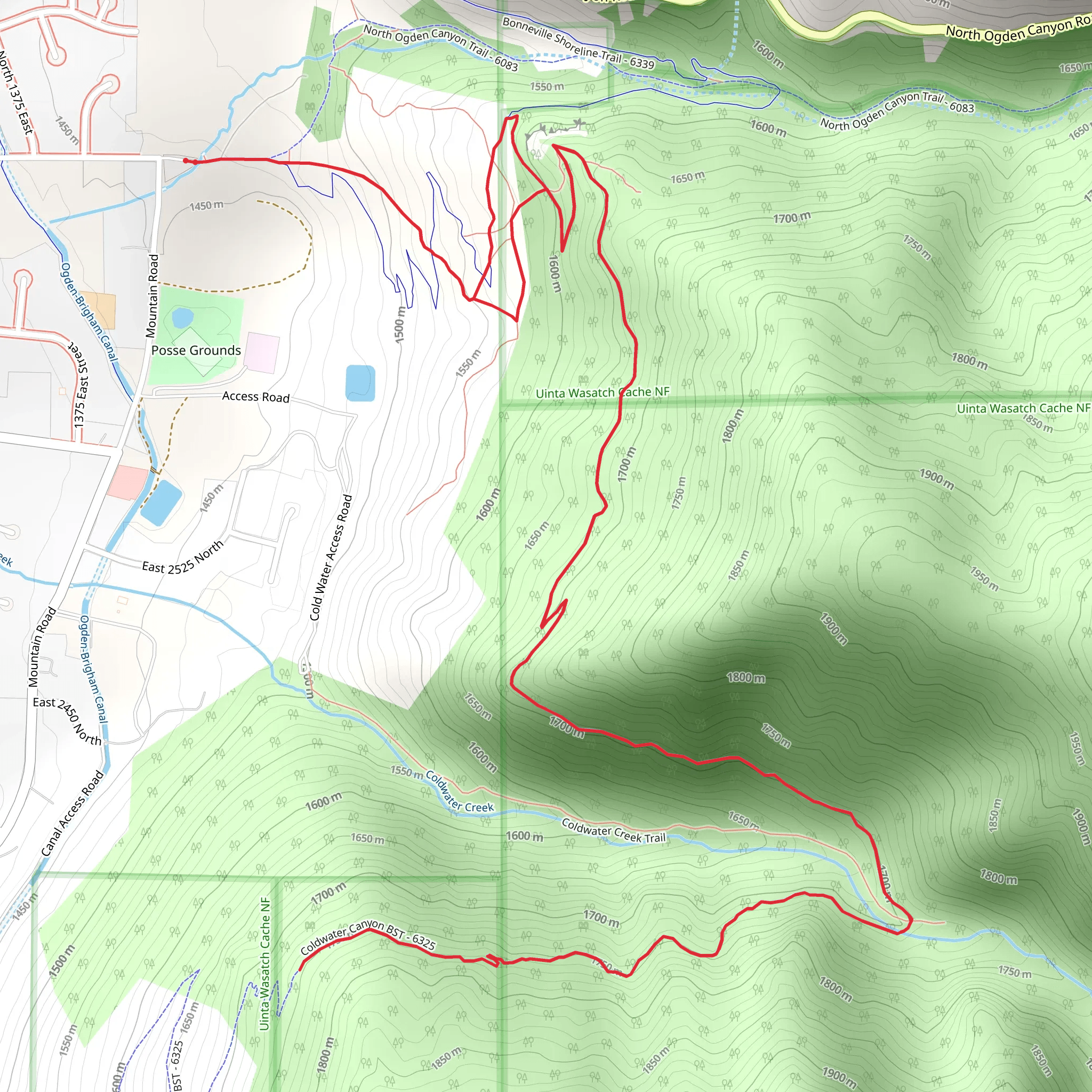 Half Moon Rock mobile static map