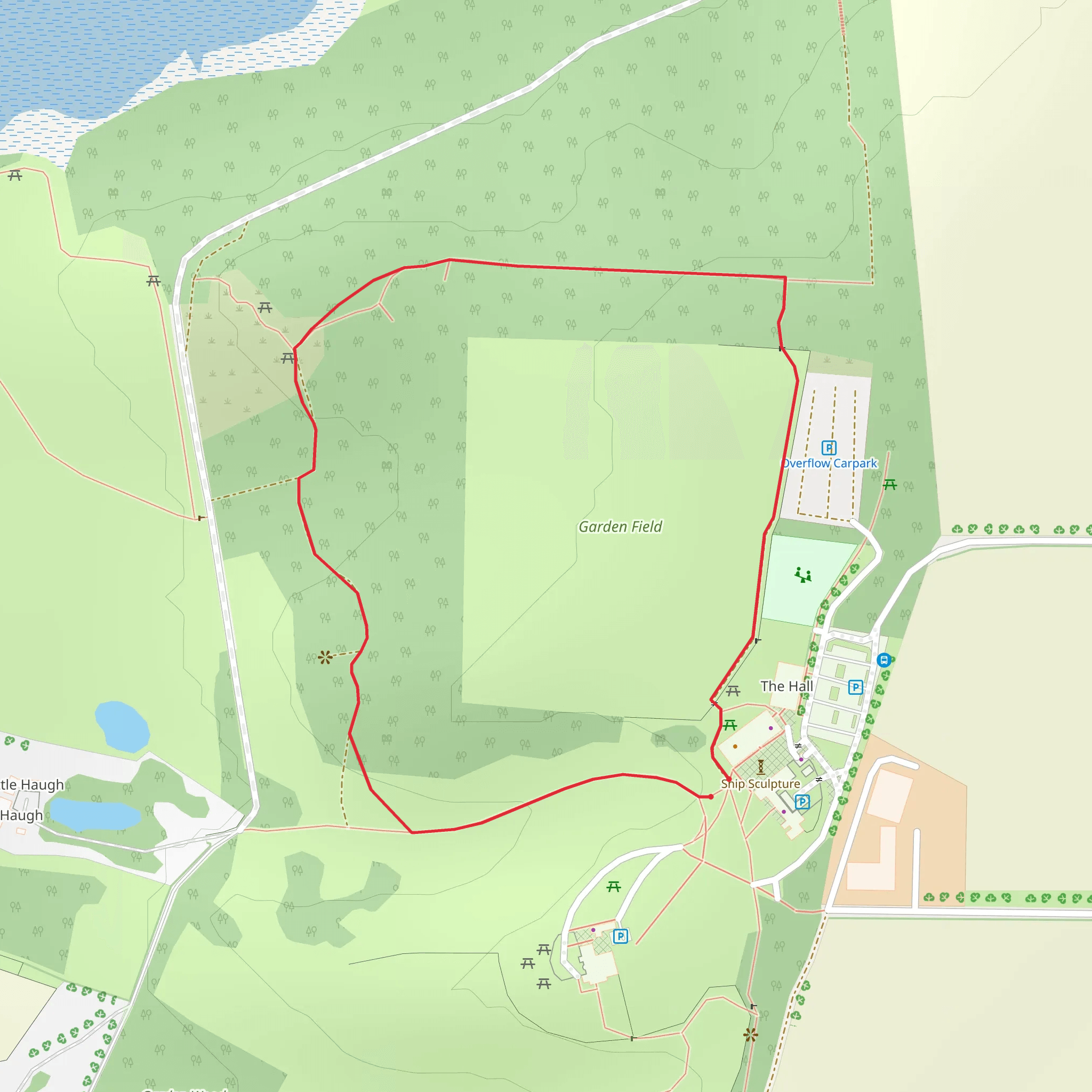 Sutton Hoo - River View Walk mobile static map