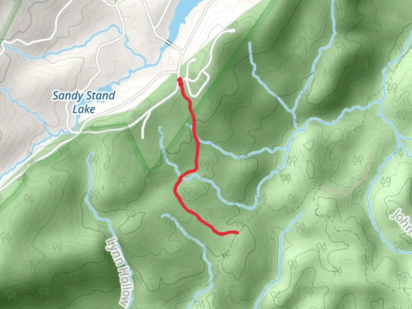 An image depicting the trail Goldmine Trail and its surrounding area.
