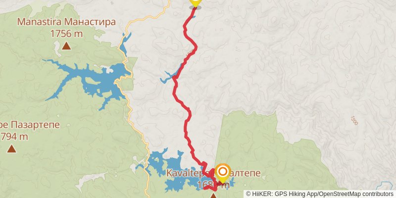 Sultans Trail stage 92 Map