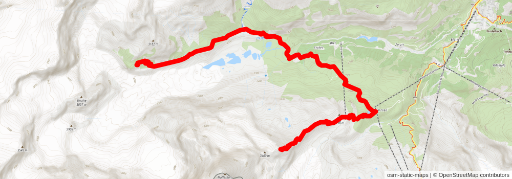The Matterhorn Trek stage 2 Map
