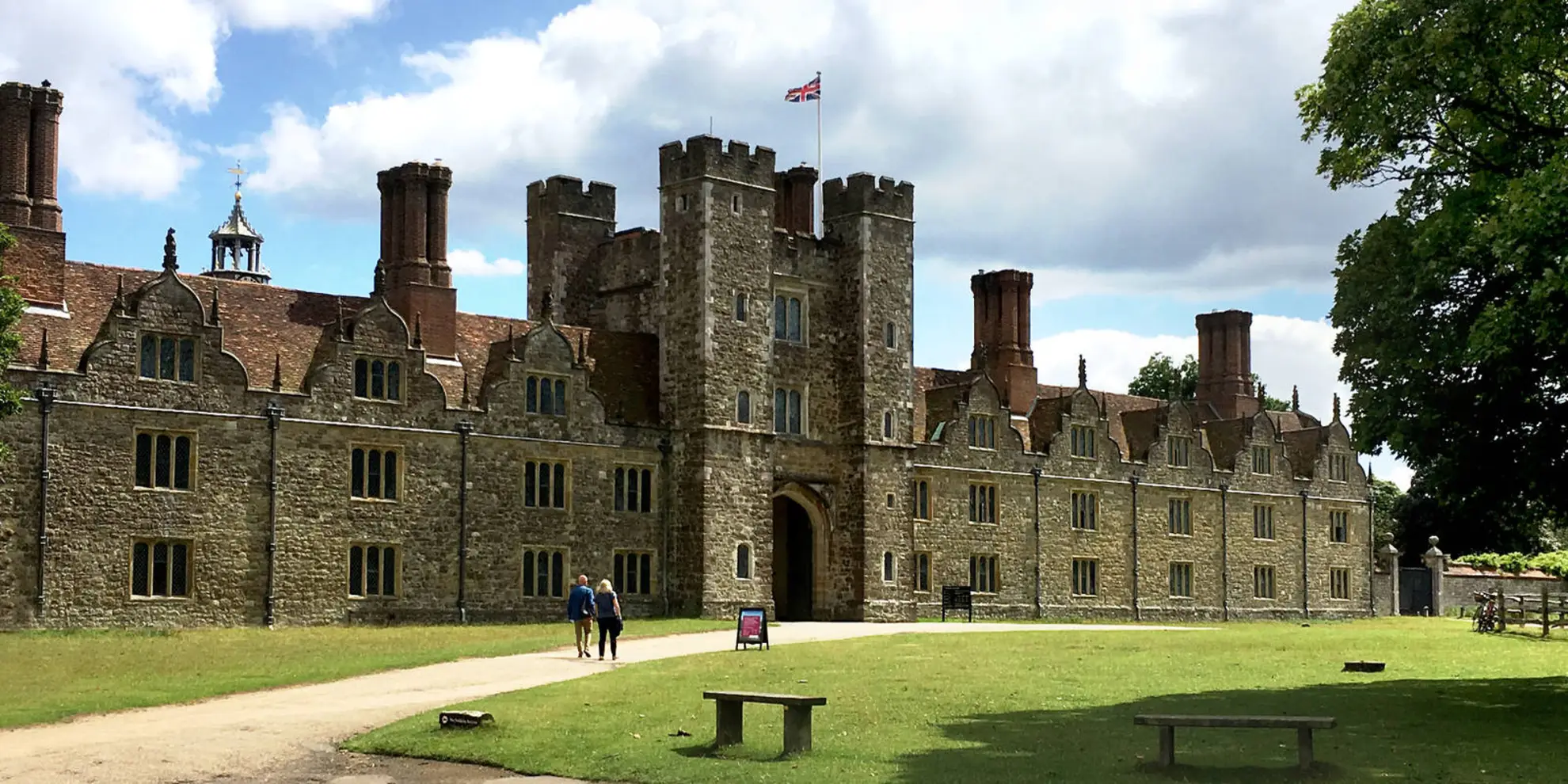 An image depicting the trail Sevenoaks - Seal Chart and Ightham Mote and its surrounding area.