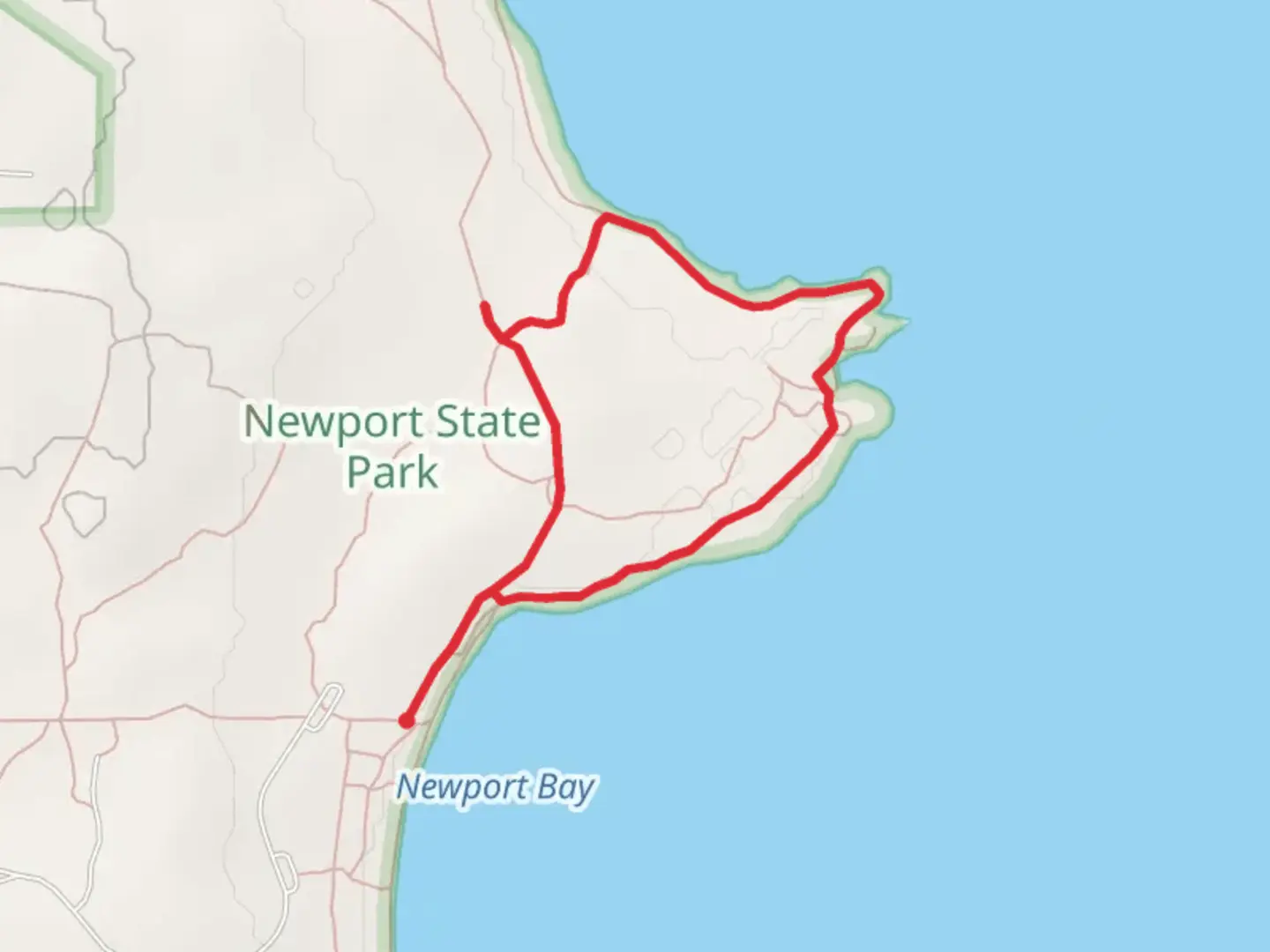 An image depicting the trail Europe Bay Trail and Lynd Point Trail Loop and its surrounding area.