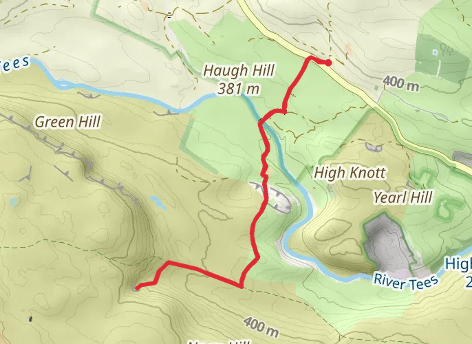 White Force Middleton in Teesdale mobile static map