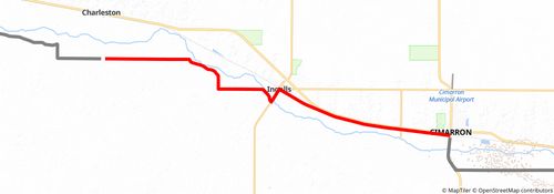 American Discovery Trail South Route stage 198 Map