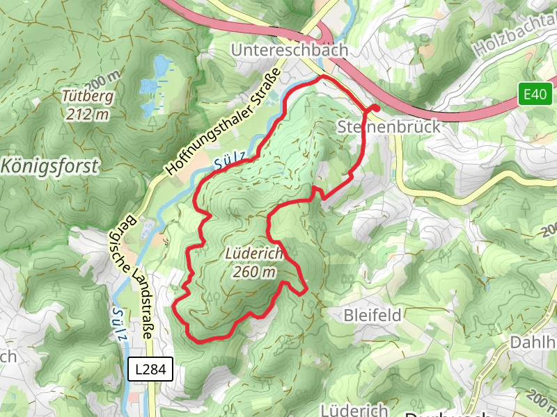 Kurkoelner Weg and Bergbauweg