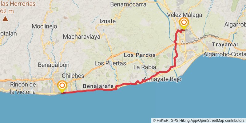 Gran Senda De Malaga stage 2 Map