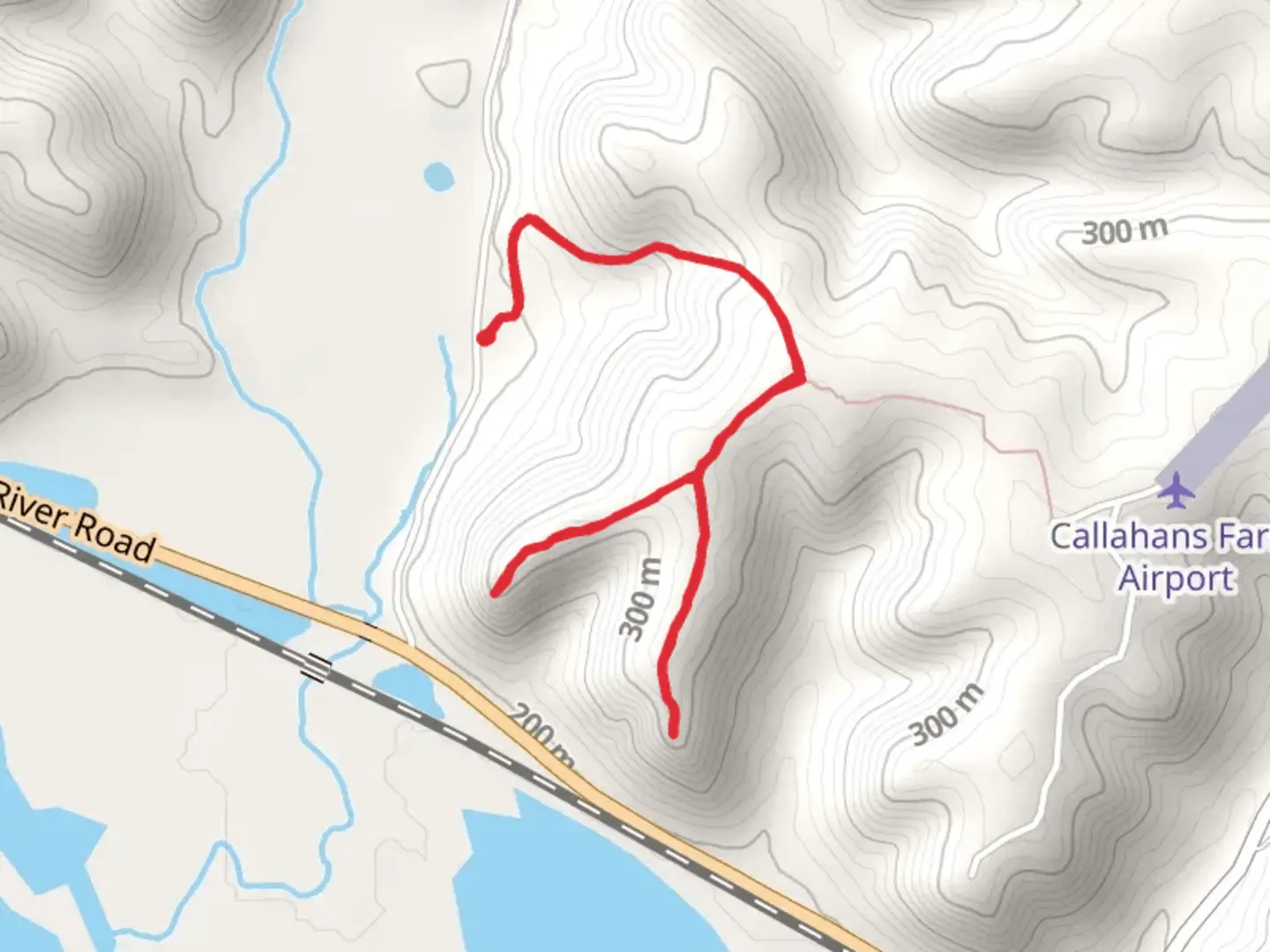 An image depicting the trail Rush Creek State Natural Area Trail and its surrounding area.