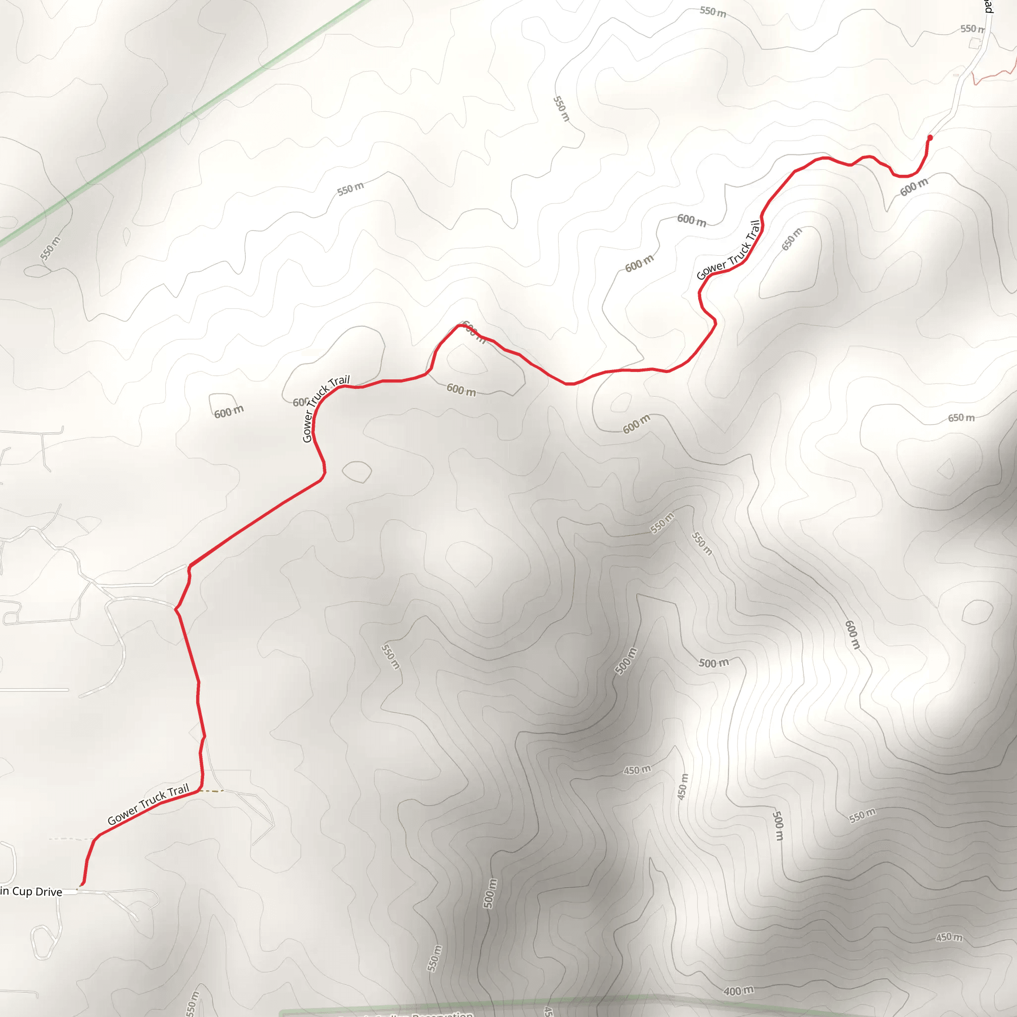 Gower Truck Trail mobile static map