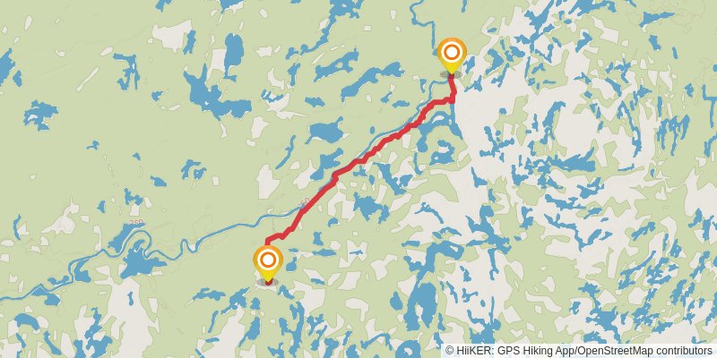 Ganaraska Trail alt 2 Map