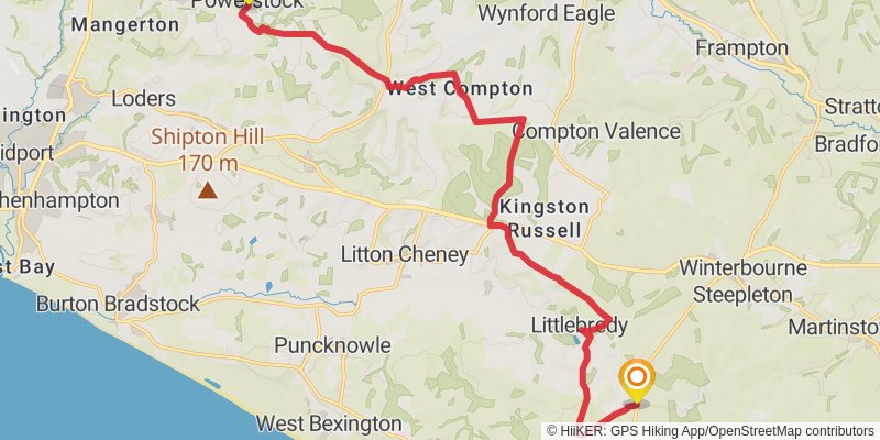 Celtic Way stage 40 Map