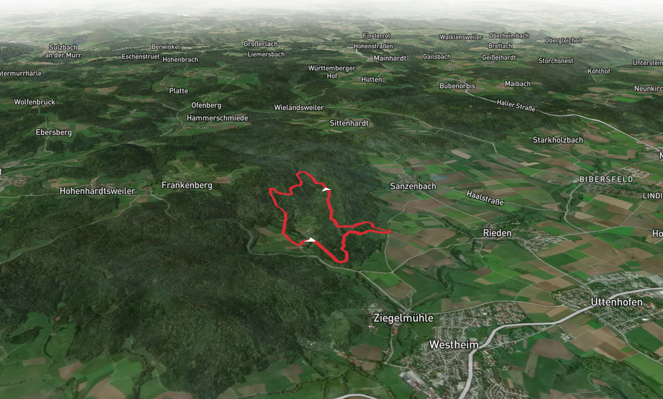 Kelterbuckel, Fischweiher and Dendelbach Loop