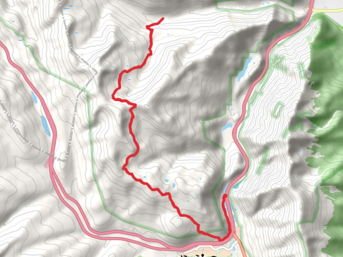 An image depicting the trail Gore Range Trail - Curtain Ponds and its surrounding area.
