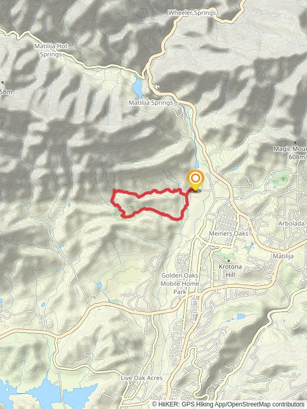 Rice Canyon - Wills Canyon - Orange Grove Loop Trail