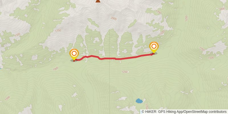 Southern North Cascades Loop alt 1 Map