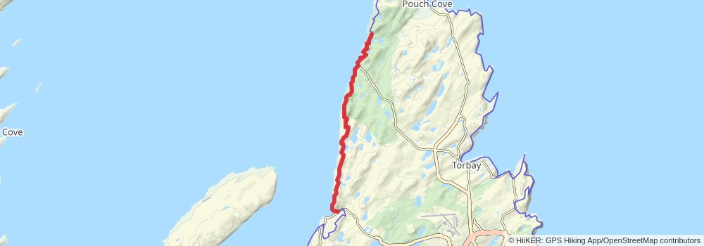 East Coast Trail stage 2 Map