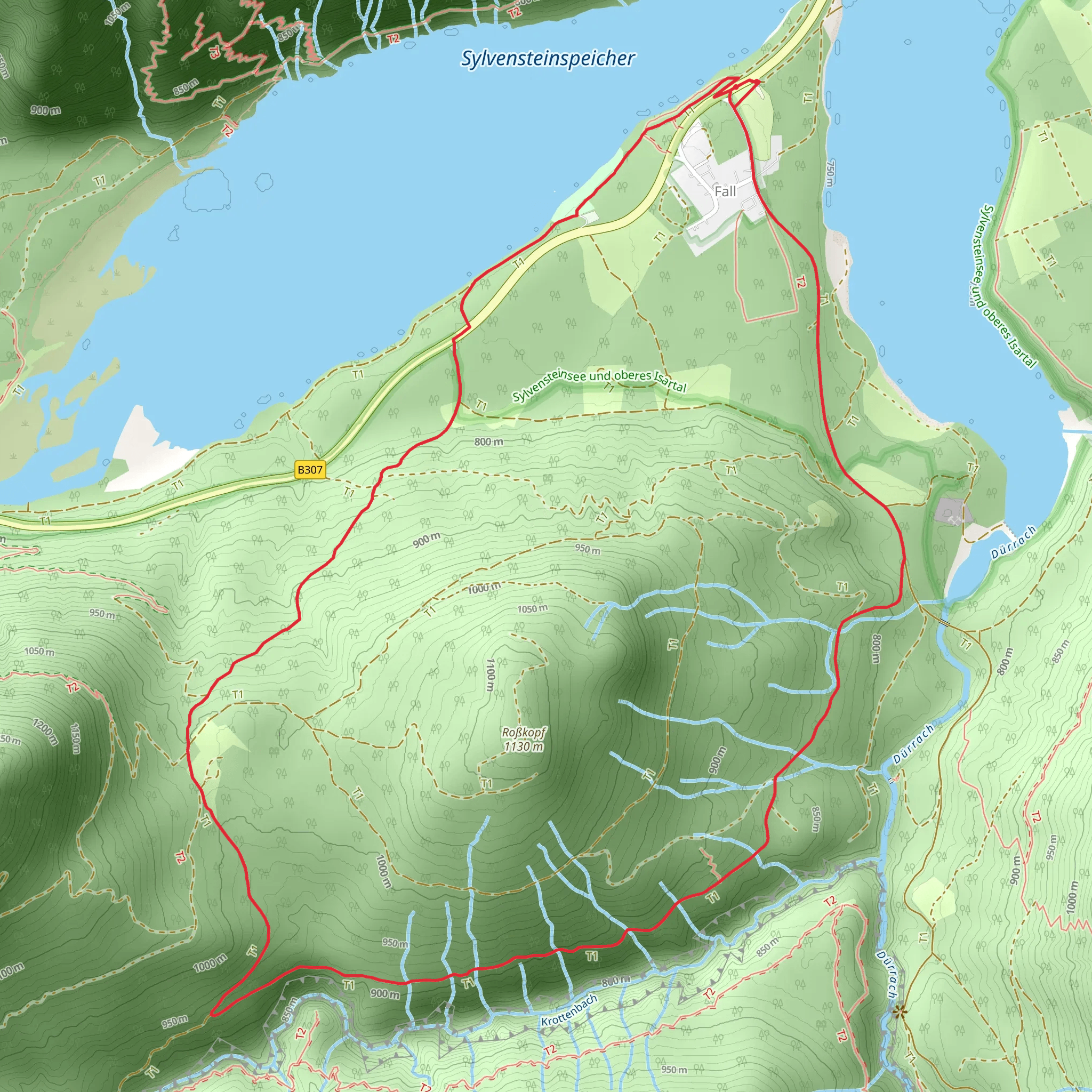 Fall Loop mobile static map