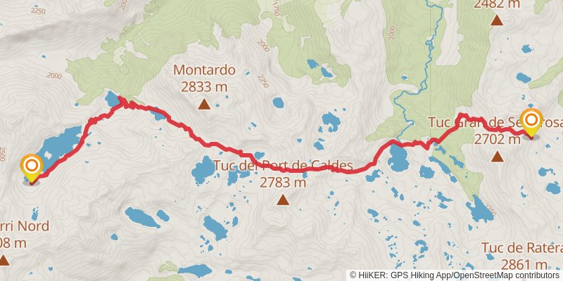 Haute Randonnée Pyrénéenne stage 31 Map