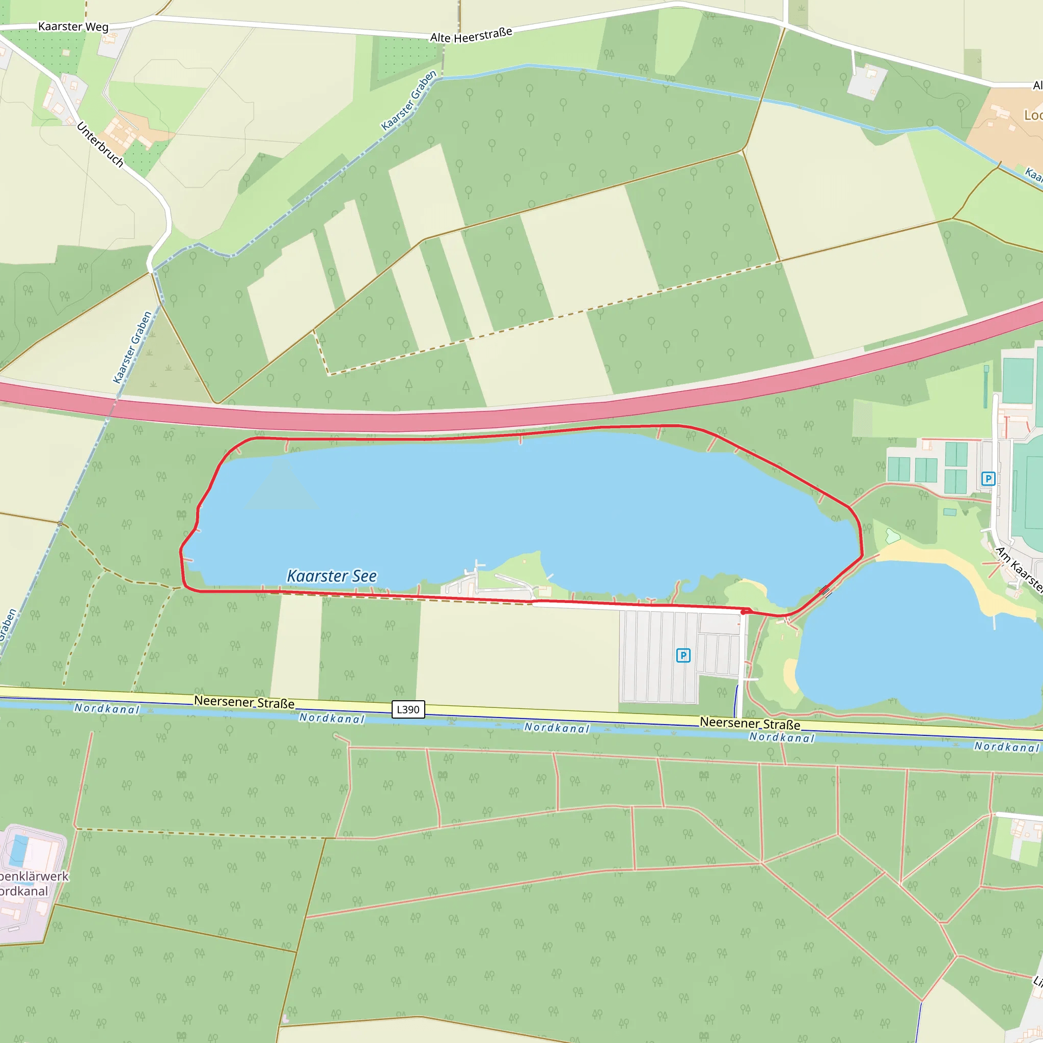 Kaarster See Loop mobile static map