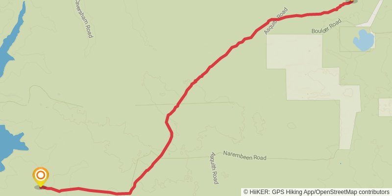 Bibbulmun Track stage 16 Map