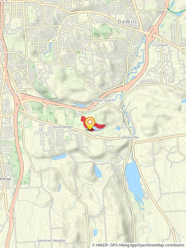 Glacier Lake and Dry Lake Loop Trail mobile static map