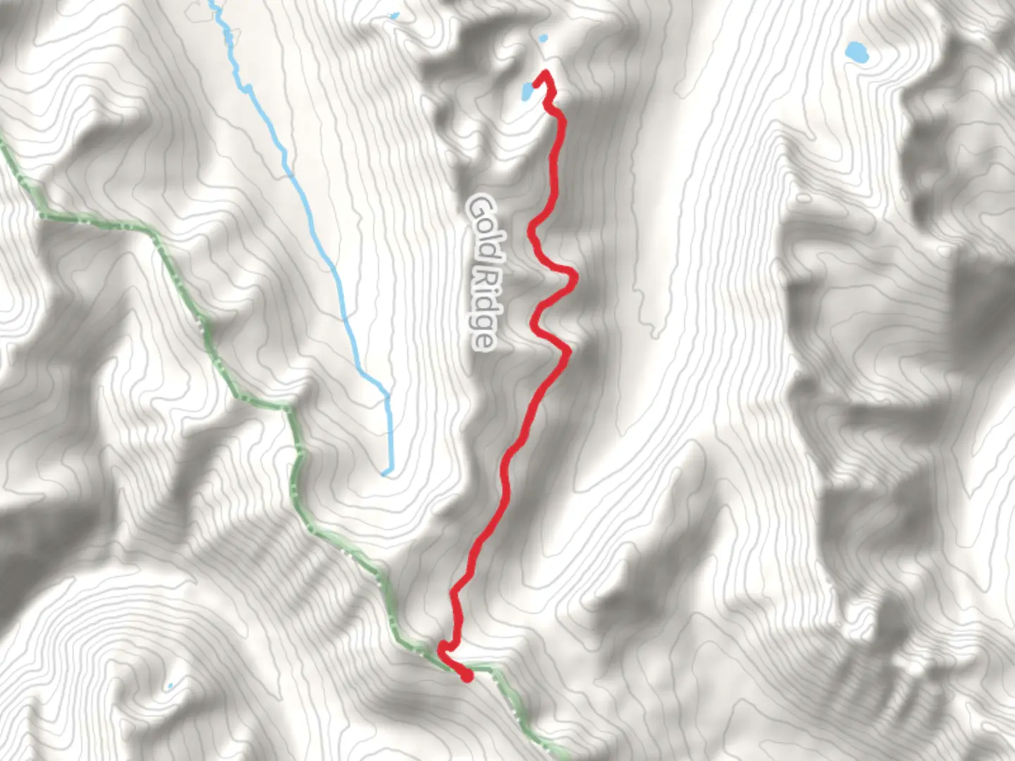 An image depicting the trail Silver Lake via Buckskin Ridge Trail and its surrounding area.