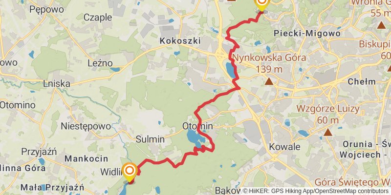 Skarszewski Trail stage 2 Map