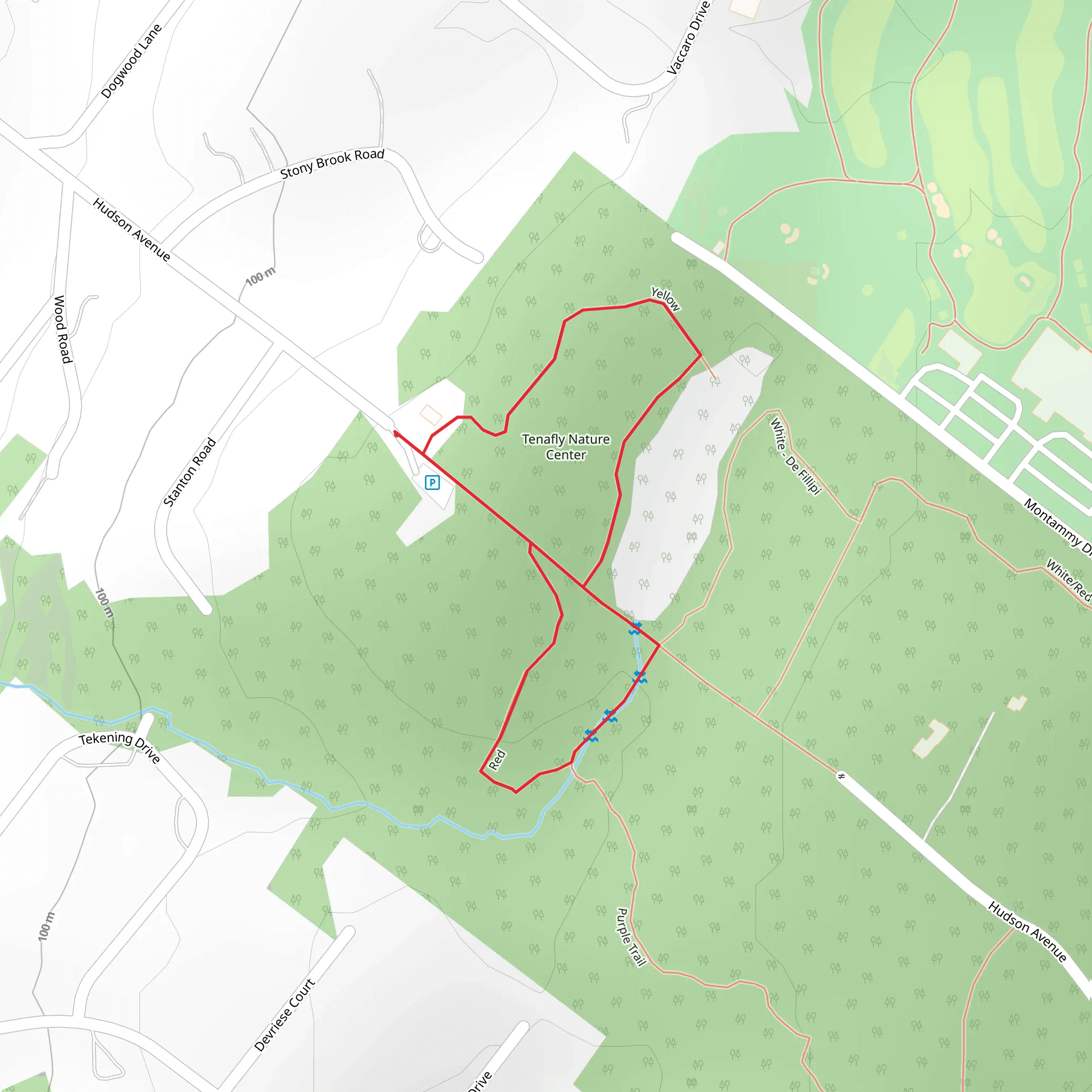 Yellow-Red Loop mobile static map