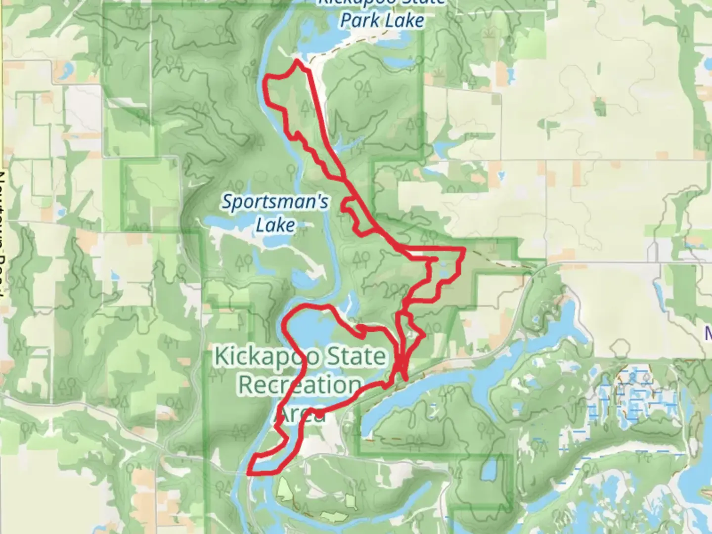 An image depicting the trail Inland Sea, Clear Lake and High Lake Loop and its surrounding area.