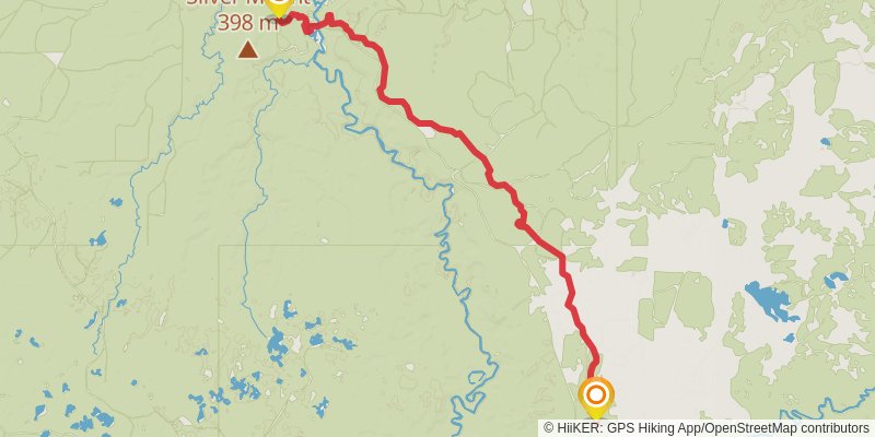 North Country Trail - Michigan Northwest stage 12 Map