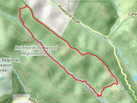Canyon Trail, Redwood Creek and Bridle Trail Loop
