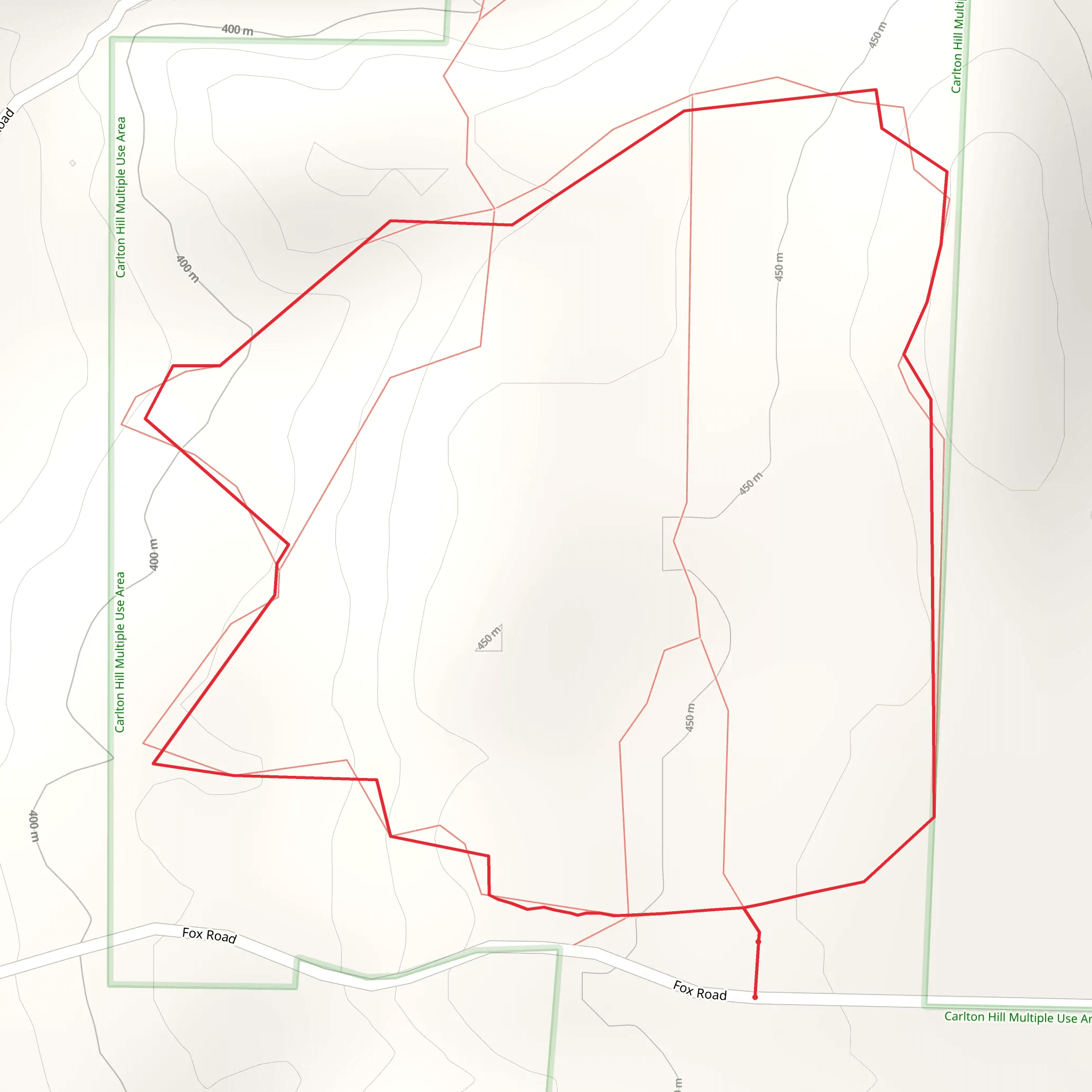 Dale Gulf Loop Trail mobile static map