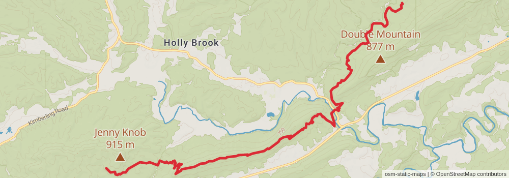 American Perimeter Trail - Southern Appalachian Primary stage 34 Map