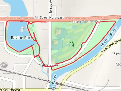 Ravine Park and Memorial Park County Park Campground Loop