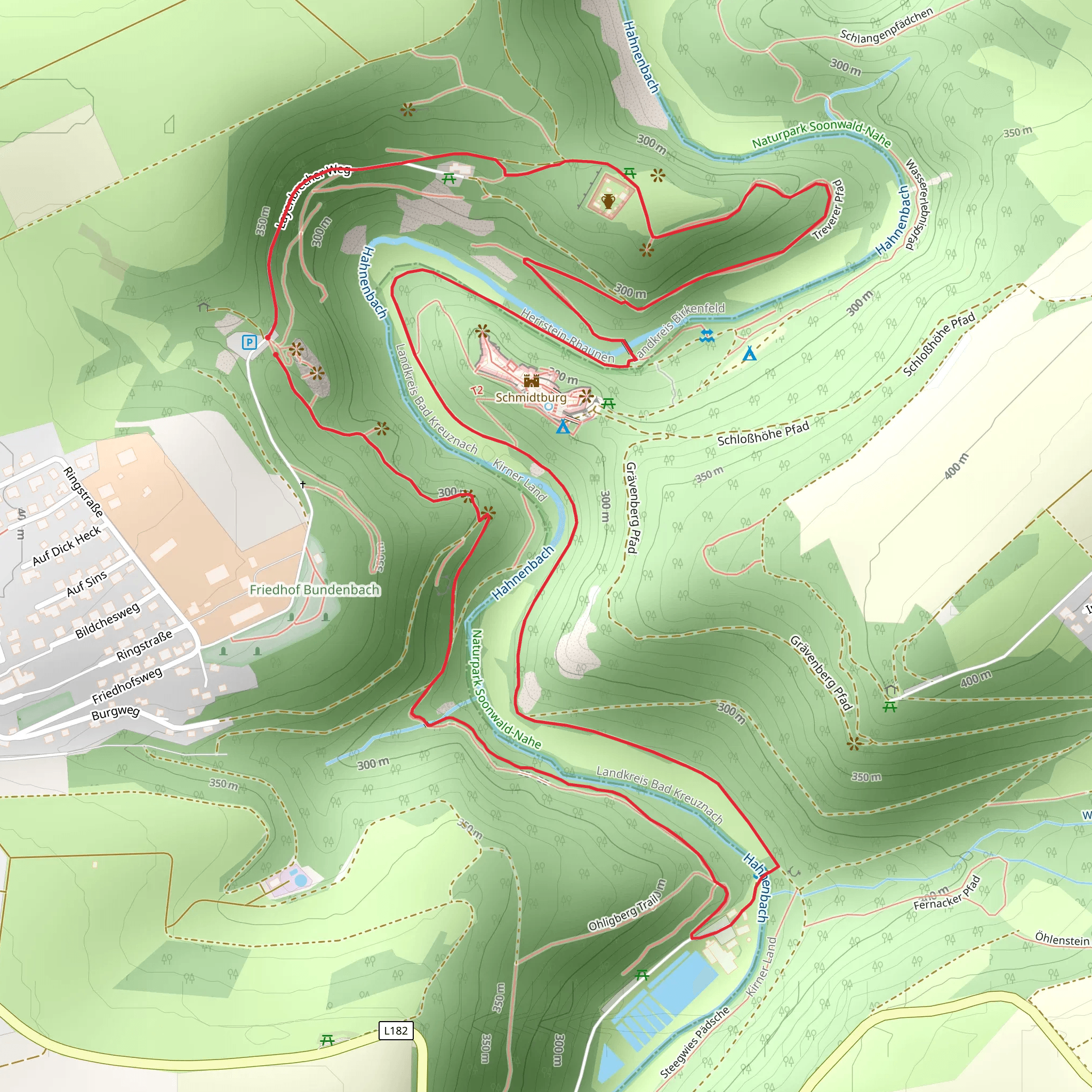 Soonwaldsteig Loop mobile static map