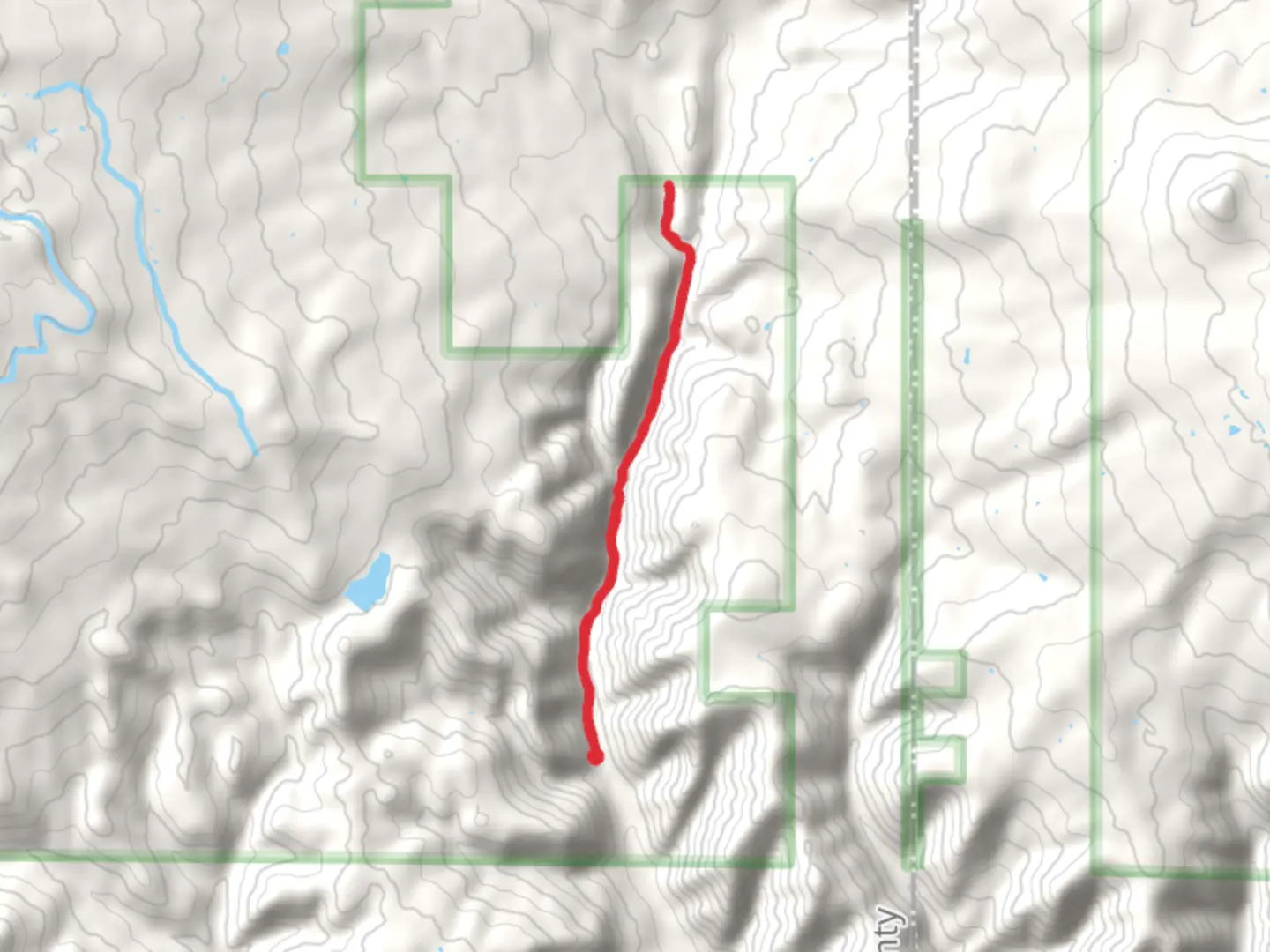 An image depicting the trail Hubbard Canyon Trail and its surrounding area.