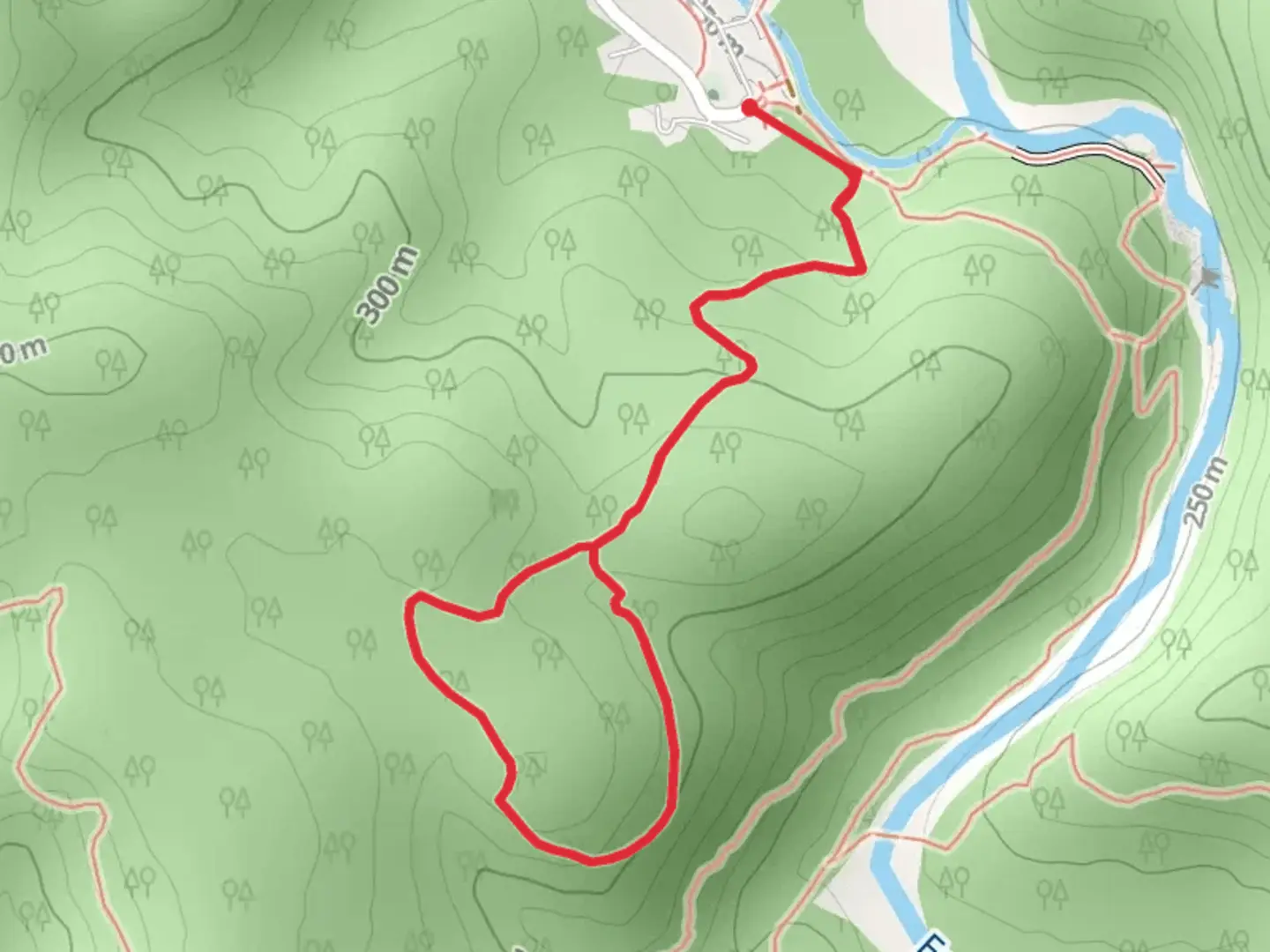 An image depicting the trail Taum Sauk Trail and Horseshoe Glade Trail and its surrounding area.