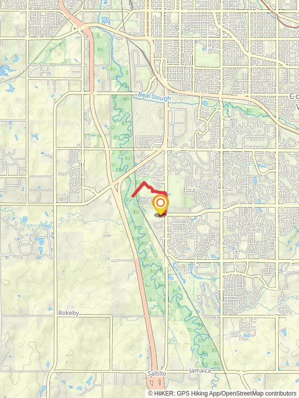 Rock Island Trail in Densmore Park