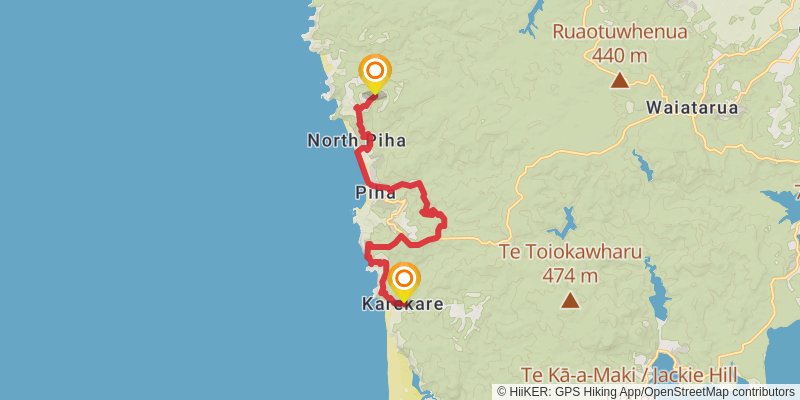 Hillary Trail stage 3 Map