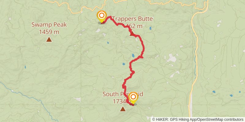 Old Cascades Loop stage 3 Map