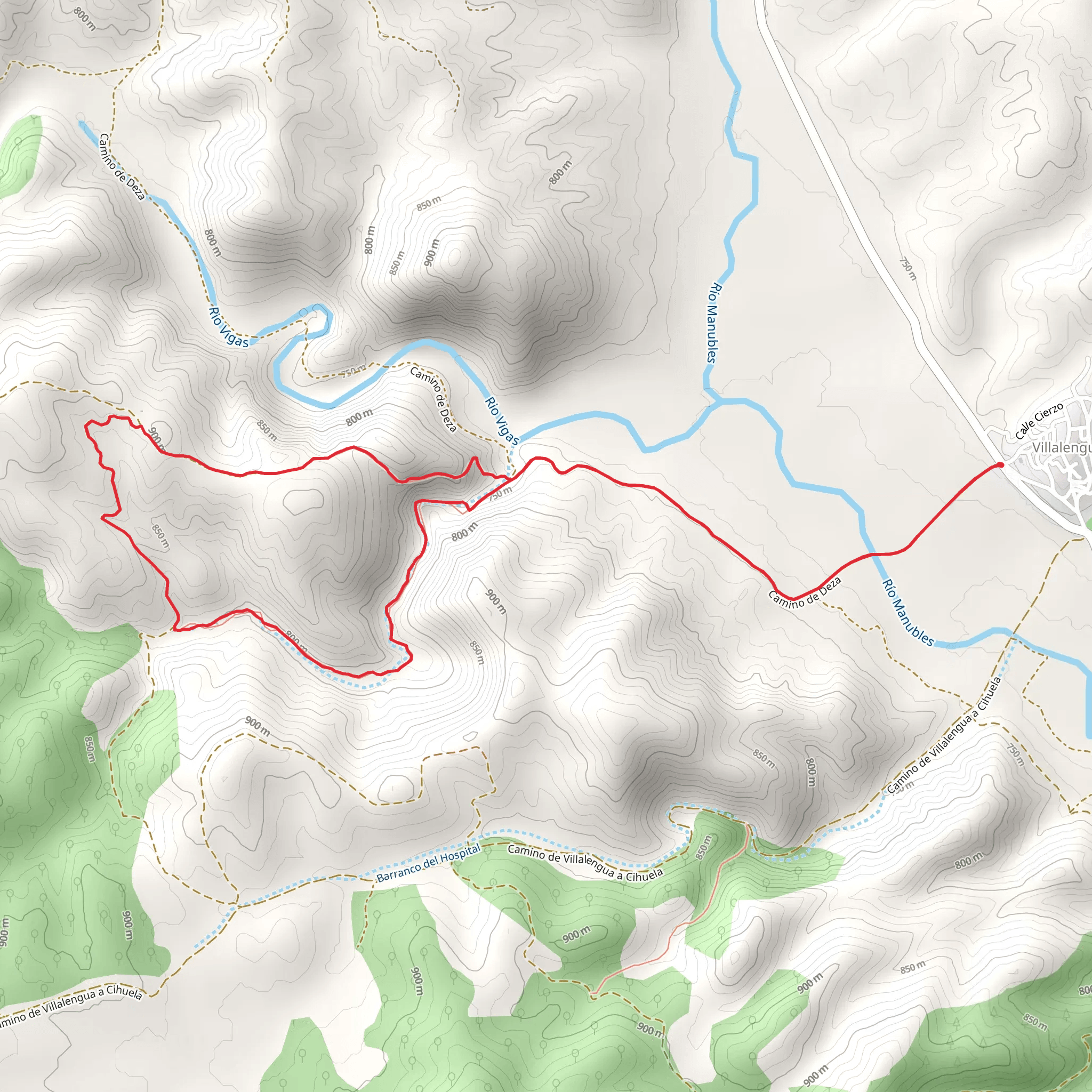 Villalengua Steps Ravine SL Z 32 mobile static map