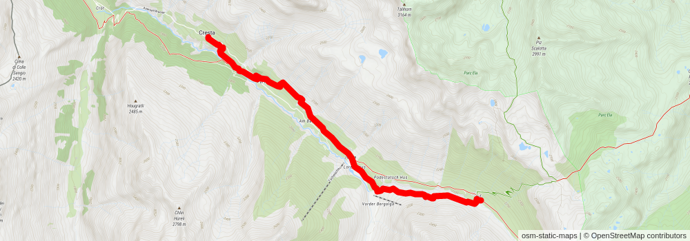 Alte Averserstrasse stage 3 Map