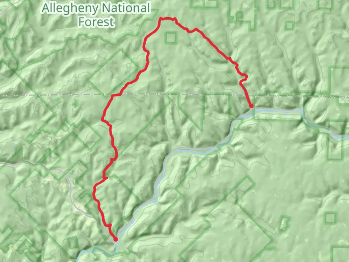 An image depicting the trail Minister Creek via NCT and its surrounding area.