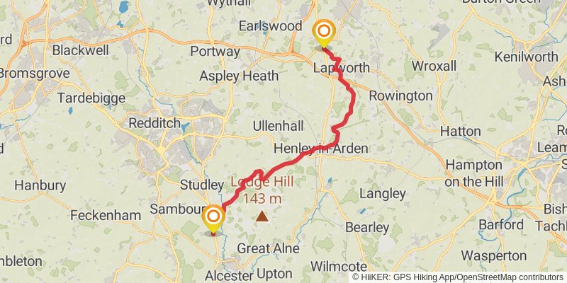 Millennium Way in Warwick stage 3 Map