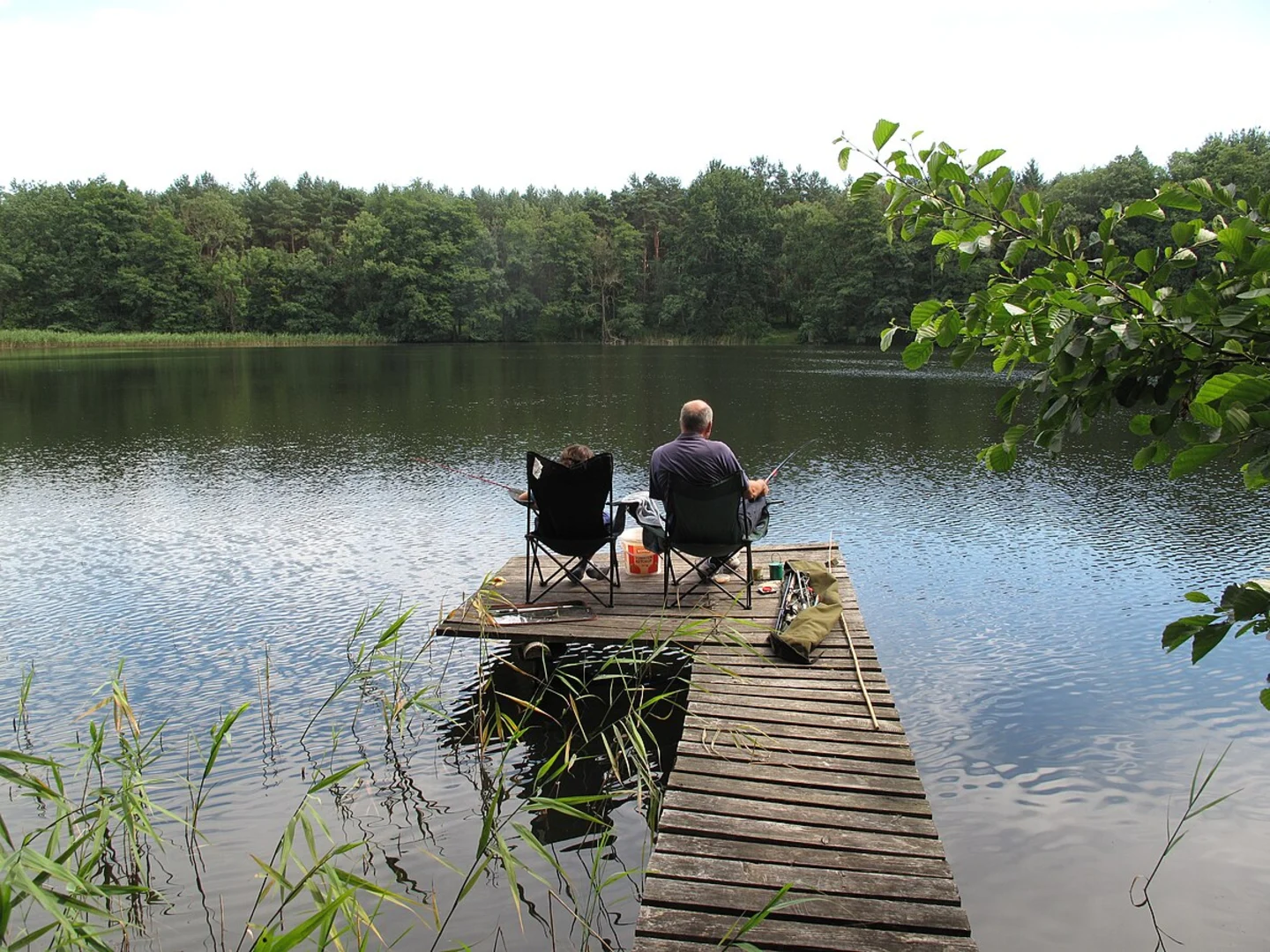 An image depicting the trail Rundwanderweg Kesselsee and its surrounding area.