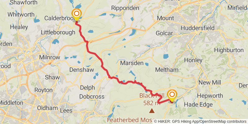 Yorkshire Round stage 8 Map