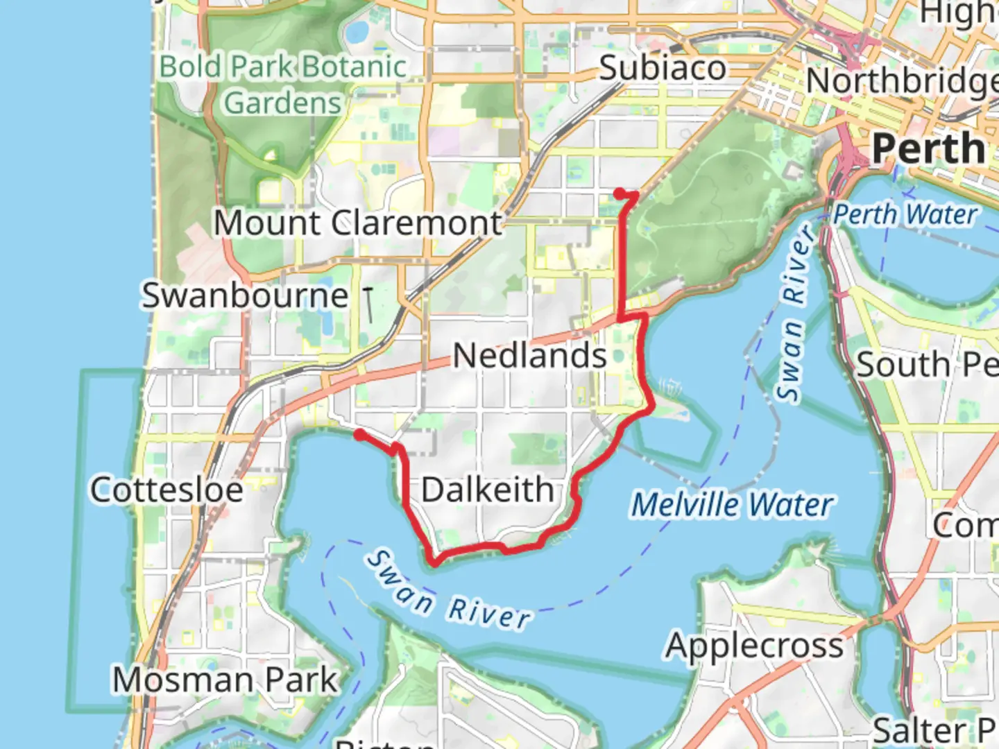 An image depicting the trail Karda Bidi Walk and its surrounding area.