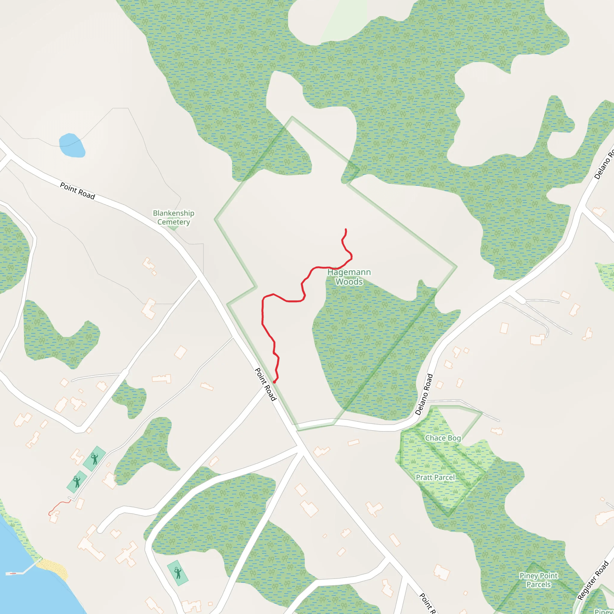 Point Road mobile static map