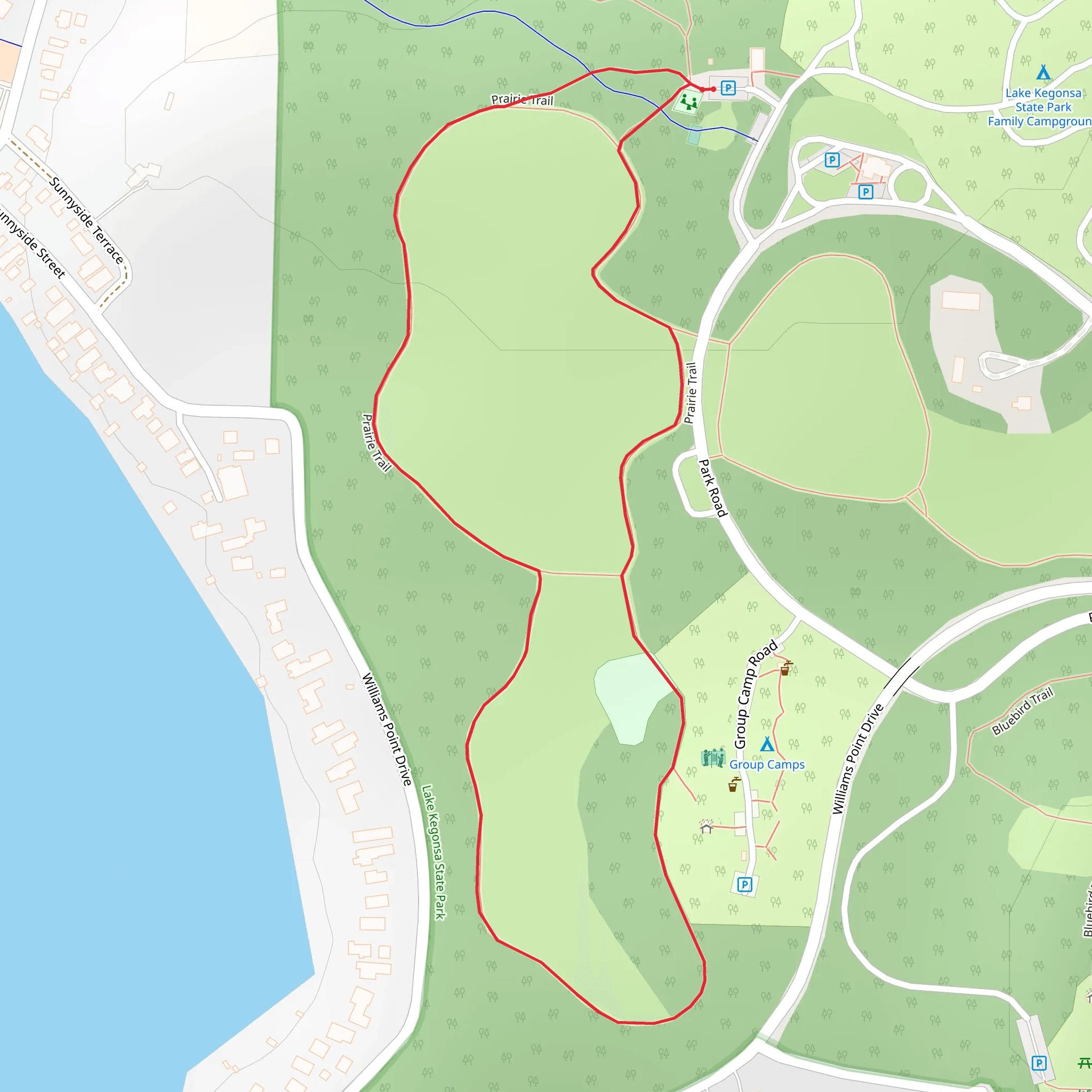 Prairie Short Loop mobile static map